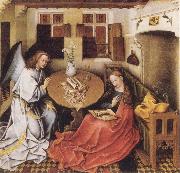 Robert Campin Annunciation oil